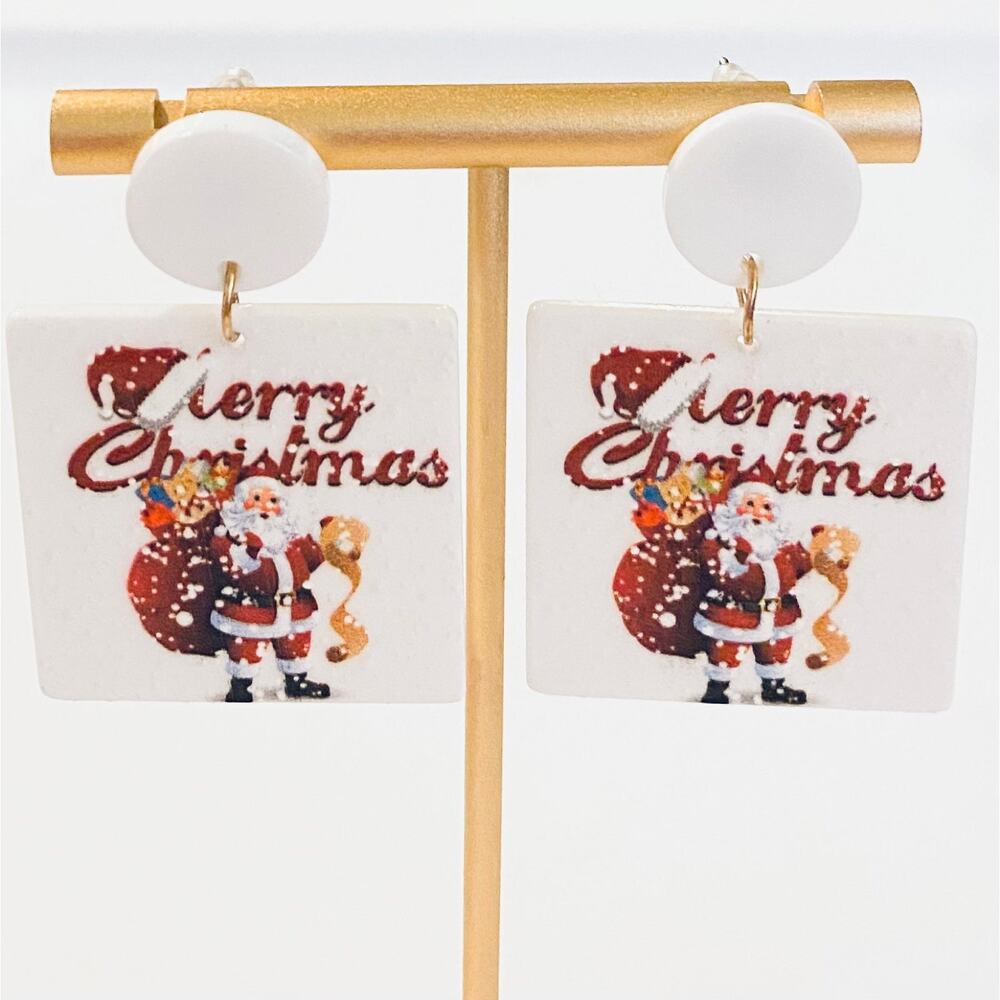 Christmas Santa Claus Earrings